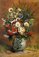 Gauguin Marguerites et pivoines dans un vase bleu.jpg