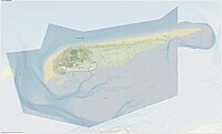 Topografische kaart van de gemeente Schiermonnikoog, per februari 2018