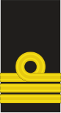 Insignia of a capitão de fragata of the Brazilian Navy