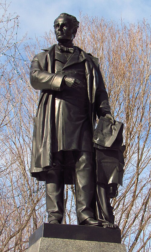 Statue of Sir George-Étienne Cartier on Parliament Hill, Ottawa