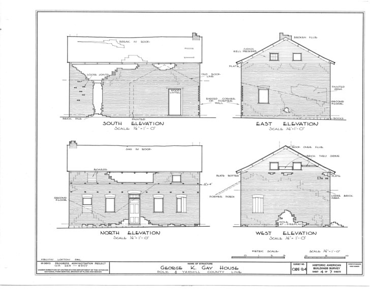 File:George K. Gay House, Hopewell, Yamhill County, OR HABS ORE,36-HOP.V,1- (sheet 4 of 7).tif