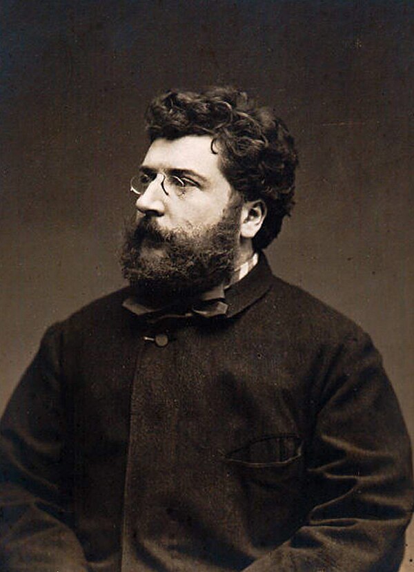 Bizet photographed by Étienne Carjat (1875)