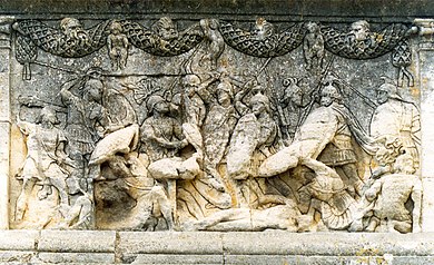 Relief on the Mausoleum of the Julii Glanum-mausoleu-2.jpg