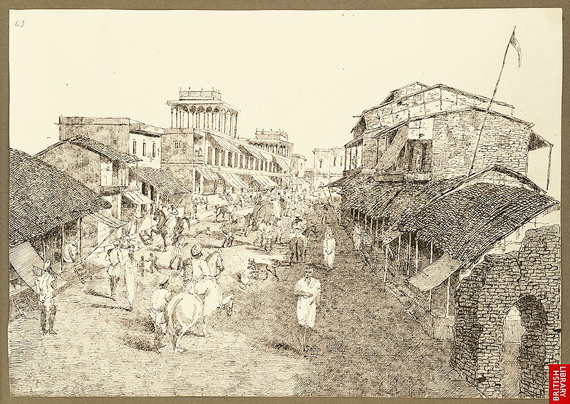 File:Gossain Katra, Chowk, Patna, 1820s.jpg