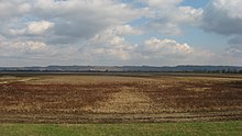 Fields in the island's southern portion Grand Tower Island, southern portion.jpg