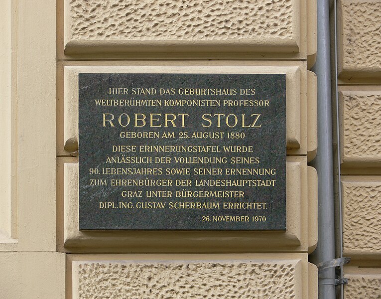 File:Graz Tafel Robert Stolz Schmiedegasse 26.jpg