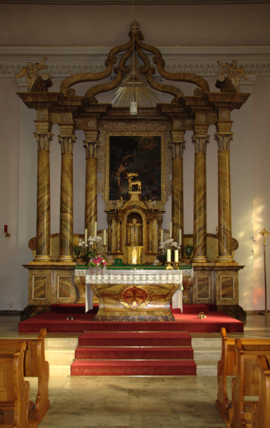 File:Grossenlueder Bimbach Catholic Church St Laurentius Altar fi.png