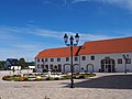 Innenhof mit Verwalterhaus und Scheune