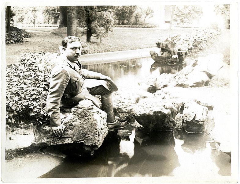 File:H.H. the Maharajah of Barwani in France (Merville). Photographer- H. D. Girdwood. (13874900394).jpg