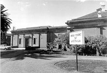 The annexe to the criminal court in Darlinghurst, the court's home in Sydney. HCA Darlinghurst annex.jpg