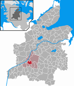 Läget för kommunen Hamweddel i Kreis Rendsburg-Eckernförde