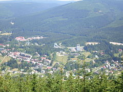 Harrachov - panorama from above. JPG