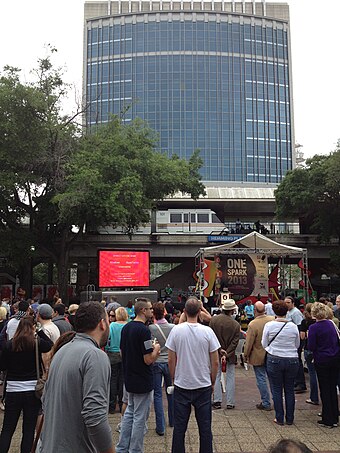 Hemming Park hosts a variety of cultural events throughout the year.