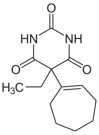 <span class="mw-page-title-main">Heptabarb</span> Chemical compound