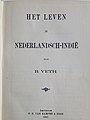 B. Veth: Het leven in Nederlandsch-Indië, 1900, titelpagina