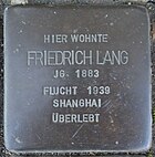 Hochheim am Main Massenheim Stolperstein Untergasse 7 Friedrich Lang.jpg