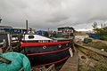 * Nomination Houseboat community in Shoreham-by-Sea, East Sussex (England). --ArildV 06:27, 21 March 2017 (UTC) Comment QI for me but the pine needles in the right corner should be cloned out IMO--Ermell 08:00, 21 March 2017 (UTC)  Comment I guess it's the left, nothing wrong with those on the right imo --Moroder 08:35, 21 March 2017 (UTC) Comment No, I think he means the ones in the very top right corner, barely visible. Should be easy to clone out. The others are fine, IMO.--Peulle 09:24, 21 March 2017 (UTC) Done--ArildV 06:13, 26 March 2017 (UTC) * Promotion Good quality. --Ermell 07:17, 28 March 2017 (UTC)