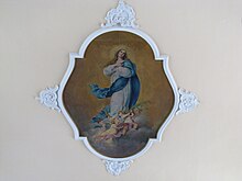 Fresque au plafond "Immaculée Conception"