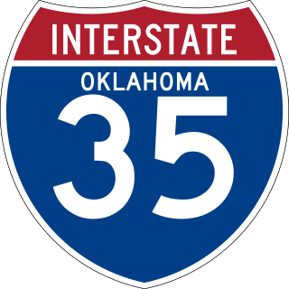 <span class="mw-page-title-main">Interstate 35 in Oklahoma</span> Section of Interstate Highway in Oklahoma, United States