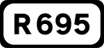 R695 road shield))