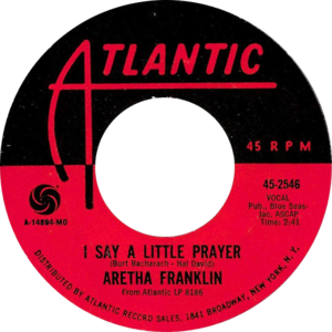 I Say a Little Prayer by Aretha Franklin US vinyl side B.png