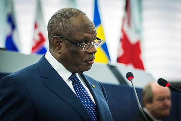 Keita at the European Parliament.