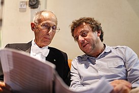 Il Maestro Claudio Scimone e il produttore Gianluigi Salvioni.JPG