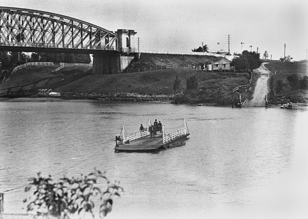 Ferry crossing, Indooroopilly, 1906
