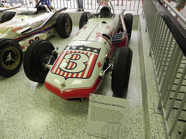 Ward's winning car from the 1962 Indianapolis 500