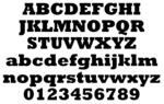 Thumbnail for File:Inkscape Fonts - Rockwell Extra Bold.png