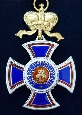 <span class="mw-page-title-main">Order of Prince Danilo I</span> Dynastic order of Montenegro