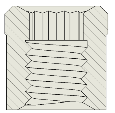 Cut-away view of an internal wrenching nut Internal wrenching nut cut-away.png