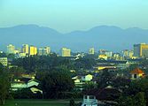 Ipoh skyline from Casuarina Hotel.