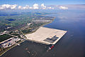 Deutsch: Die JWP-Baustelle aus der Luft im Mai 2011 English: Aerial view of the JWP construction site, May 2011