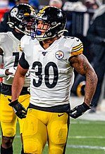 <span class="mw-page-title-main">James Conner (American football)</span> American football player (born 1995)