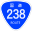 Japanese National Route Sign 0238.svg