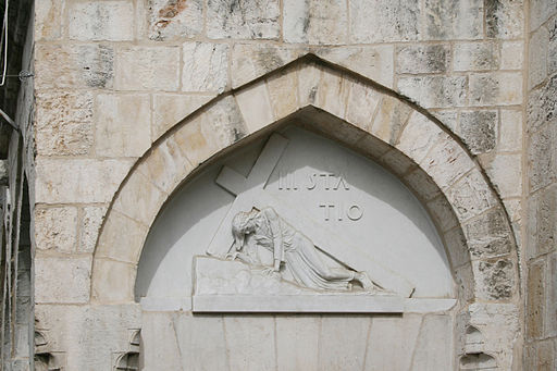 The exterior of the Polish Catholic Chapel at the third station