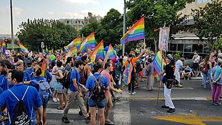 <span class="mw-page-title-main">Jerusalem gay pride parade</span> Annual LGBT event in Jerusalem