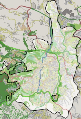 Der Berg Hotzvim befindet sich in Jerusalem