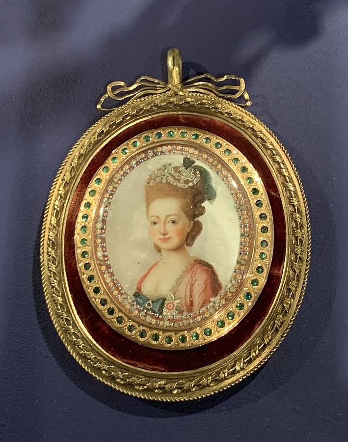 Pendant with a portrait of Grand Duchess Maria Feodorovna (Sophie Dorothea of Württemberg)