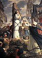 Joana d'Arc na folgueira em Rouen (Panthéon de Paris, 1886-1890).