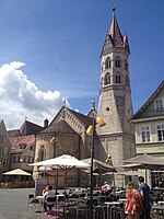 The east of the Church of Saint John as seen from the Markt Square