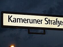 Kameruner Straße à Berlin