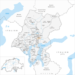 Porza - Mapa