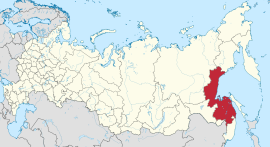 Komsomolsk na Amuru na mapě