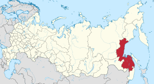 Хабаровский край на карте