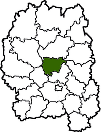 Хорашаўскі раён на мапе