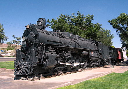 Santa Fe steam engine #3759 in Locomotive Park