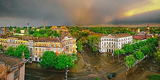 Kryvyi Rih City in Ukraine