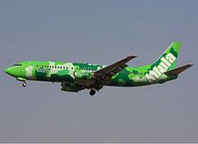 A kulula.com Boeing 737-400.